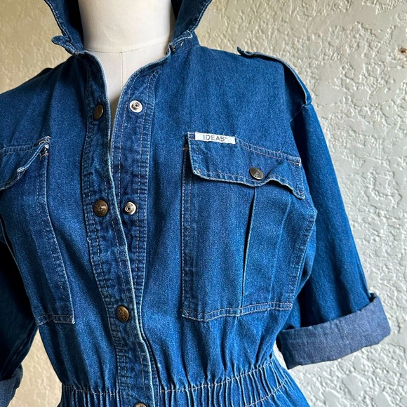 Vintage Denim Jumpsuit! ❤️ - Picture 5 of 7